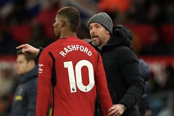 Rashford e Erik Ten Hag