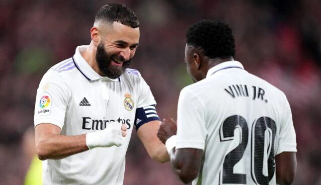 Benzema e Vinicius Junior