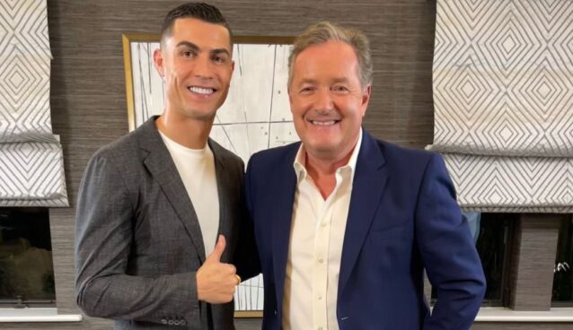 Cristiano Ronaldo e Piers Morgan