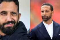 Rúben Amorim e Rio Ferdinand