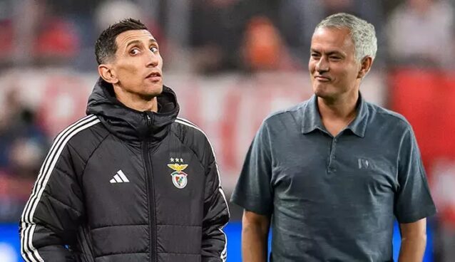 Di Maria e José Mourinho