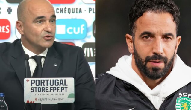 Roberto Martínez e Rúben Amorim