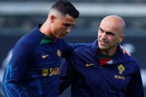 Cristiano Ronaldo e Roberto Martínez