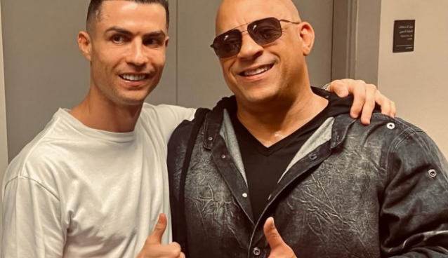 Cristiano Ronaldo e Vin Diesel