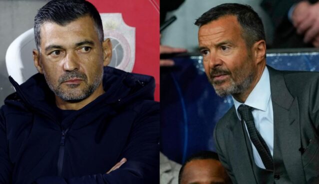 Sérgio Conceição e Jorge Mendes