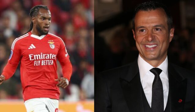 Renato Sanches e Jorge Mendes