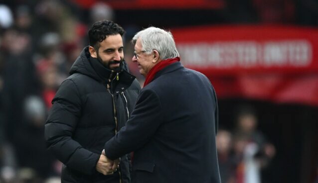 Ruben Amorim e Alex Ferguson