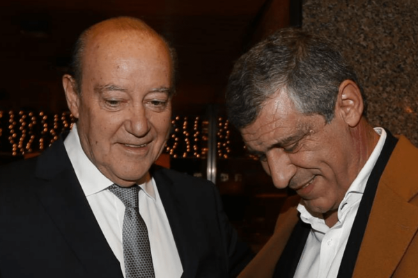 Pinto da Costa e Fernando Santos