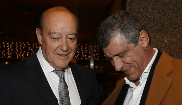 Pinto da Costa e Fernando Santos