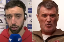 Bruno Fernandes e Roy Keane