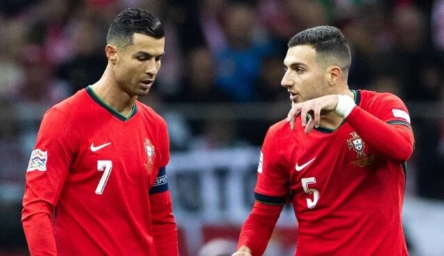 Diogo Dalot e Ronaldo