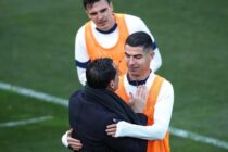 Cristiano Ronaldo e Pedro Proença